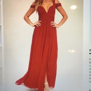 Red prom dress